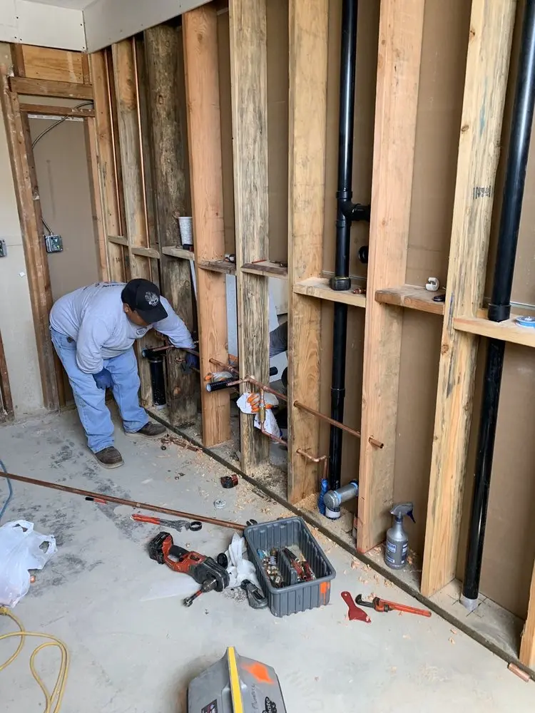Commercial rough-in plumbing for Trenchless Sewer Repair in Woodcliff Lake